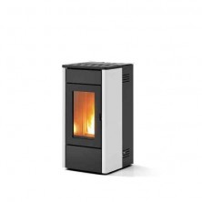 Estufa de pellet Amy Air Blanca
