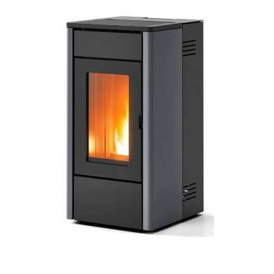 Estufa de pellet Amy Air Plata